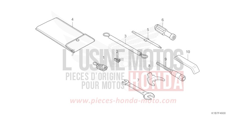 TOOLS for Forza 350 MAT CYNOS GRAY METALLIC (NH312) from 2021
